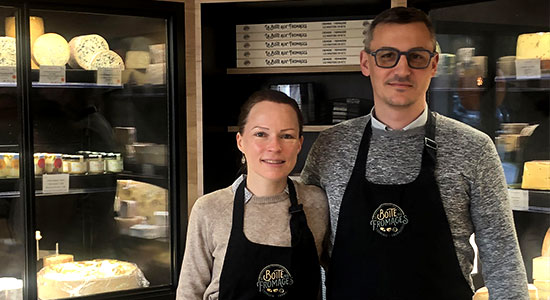 Lucie et Lénaïc, La Boîte aux Fromages, Fromagerie proche Pornic