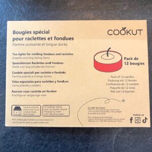 Boîte de Bougies pour Raclette et Fondue